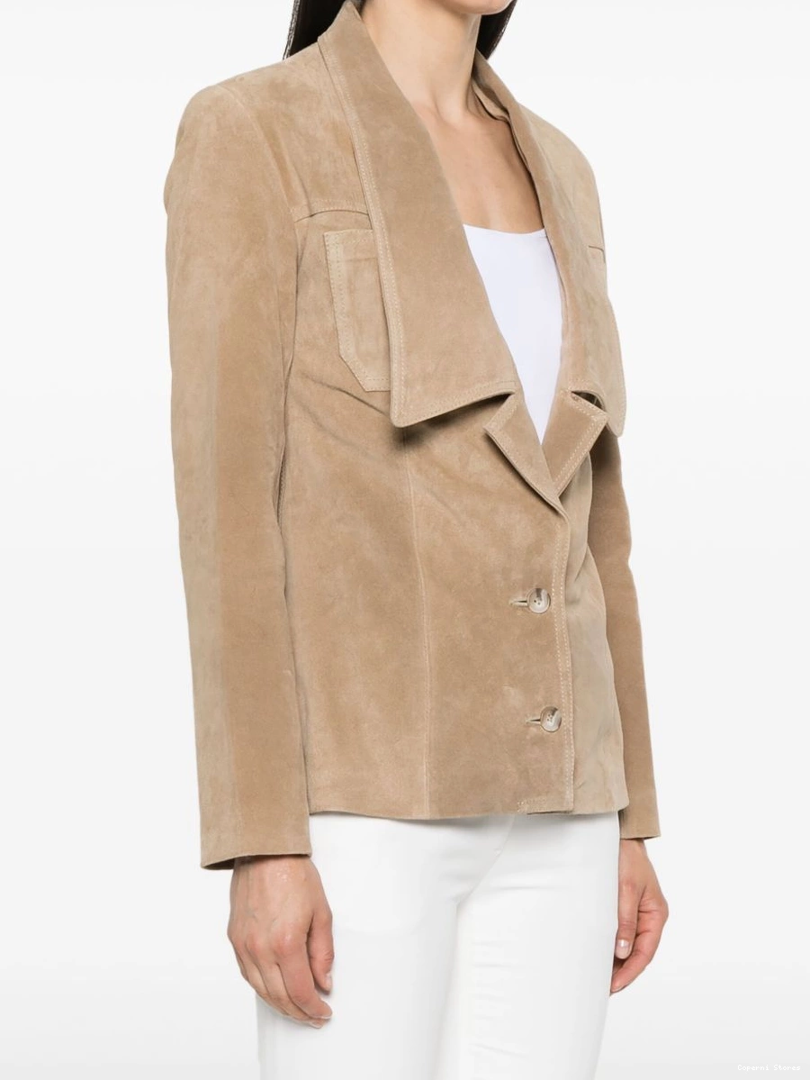 Affordable jacket Coperni suede single-breasted Women 0501